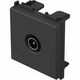 Priza modulara TV TEM, negru, 2M, Modul