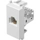 Priza modulara telefon RJ11 cat.3 TEM, BT, alb, 1M, Modul, KM36PW