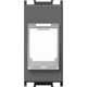Tasta adaptoare modulara TEM, PD cu capac, antracit, 1M, Modul