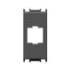 Tasta adaptoare modulara TEM, KS universal, antracit, 1M, Modul