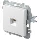 Mecanism priza RJ45, TEM, cat.5e, incastrat, alb lucios, Logiq, KQ37PWXO
