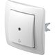 Intrerupator cu revenire TEM, cu LED, incastrat, alb, TI50, Ekonomik, SE11PWTI50