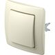 Intrerupator cap cruce TEM, incastrat, fildes, IP20, Ekonomik, SE70IW