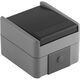 Intrerupator TEM, aplicat, gri mat, IP44, Fontana, SF10GY
