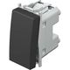Intrerupator modular cap scara TEM, negru mat, 1M, Modul