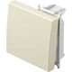 Clapeta pentru intrerupator modular TEM, fildes, 2M, Modul
