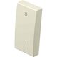 Clapeta pentru intrerupator modular TEM, fildes, bipolar, 1M, Modul