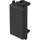 Tasta falsa modulara TEM, negru mat, 1M, Modul