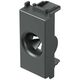 Clapeta pentru intrerupator modular TEM, antracit, iesire cablu, 1M, Modul