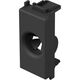 Clapeta pentru intrerupator modular TEM, negru mat, iesire cablu, 1M, Modul