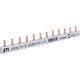Bareta de alimentare (busbar) ETI, 1P, tip pin, 12 module, 100A, 002921110