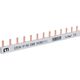 Bareta de alimentare (busbar) ETI, 1P, tip pin, 54 module, 100A, pentru separator tip sertar fotovoltaic, 002921111