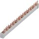 Bareta de alimentare (busbar) Gewiss, 2P, tip furca, 56 module, 63A, GW96997