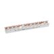 Bareta de alimentare (busbar) Hager, 4P, tip furca, 12 module, 80A, KDN451D