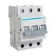 Siguranta automata (disjunctor) tripolara Hager, 3P, 10A, curba C, 4.5kA, MY310