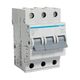 Siguranta automata (disjunctor) tripolara Hager, 3P, 50A, curba C, 4.5kA, MY350