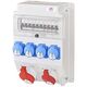 Tablou organizare santier trifazic/monofazic 11 module IP54, 230/415VAC, 16A/32A, ETI, 004483302
