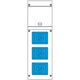 Tablou organizare santier monofazic 6 module IP44, 230VAC, , Scame, 632.3000-055