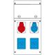 Tablou organizare santier trifazic/monofazic 8 module IP44, 230/415VAC, 16A, Scame, 632.4000-001