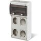 Tablou organizare santier neechipat, 11 module, IP66, Scame, 632.4500-000