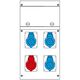 Tablou organizare santier trifazic/monofazic 8 module IP66, 230/415VAC, 16A, Scame, 632.4500-008
