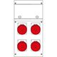 Tablou organizare santier trifazic 8 module IP66, 415VAC, 16A, Scame, 632.4500-013