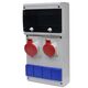 Tablou organizare santier trifazic/monofazic 11 module IP44, 230/415VAC, 16A, Scame, 632.RO0032