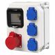 Tablou organizare santier trifazic/monofazic 4 module IP54, 230/415VAC, 16A, PCE, 9013031