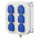 Tablou organizare santier monofazic, IP54, 230VAC, 16A, PCE, 9017037