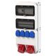 Tablou organizare santier trifazic/monofazic 2x10 module IP54, 230/415VAC, 16A/32A, PCE, 9025521