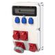 Tablou organizare santier trifazic/monofazic 2x14 module IP54, 230/415VAC, 16A/32A/63A, PCE, 9029074