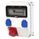 Tablou organizare santier trifazic/monofazic 10 module IP54, 230/415VAC, 16A, PCE, 9135114