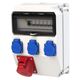Tablou organizare santier trifazic/monofazic 10 module IP54, 230/415VAC, 16A/32A, PCE, 9135136