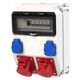 Tablou organizare santier trifazic/monofazic 10 module IP54, 230/415VAC, 16A/32A, PCE, 9135512