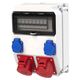Tablou organizare santier trifazic/monofazic 10 module IP54, 230/415VAC, 16A/32A, PCE, 9135523