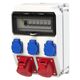 Tablou organizare santier trifazic/monofazic 10 module IP54, 230/415VAC, 16A/32A, PCE, 9135552