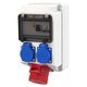 Tablou organizare santier trifazic/monofazic 6 module IP54, 230/415VAC, 16A, PCE, 9605150
