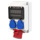 Tablou organizare santier trifazic/monofazic 6 module IP54, 230/415VAC, 16A, PCE, 9605159