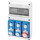 Tablou organizare santier trifazic/monofazic 14 module IP67, 230/415VAC, 16A, Gewiss, GW68230N