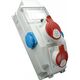 Tablou organizare santier trifazic/monofazic 6 module IP54, 230/415VAC, 16A, SEZ, ROS 5-6/x-17/S
