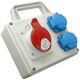 Tablou organizare santier trifazic/monofazic, IP54, 230/415VAC, 16A, SEZ, ROSP 1631 D/S