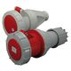 Priza trifazica ETI, IP67, mobila, 3P+N+E, 125A , 004482015
