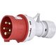 Stecher trifazic ETI, IP44, mobil, 3P+N+E, 16A , 004482018