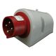 Stecher trifazic ETI, IP44, aplicat, 3P+N+E, 16A , 004482060