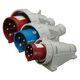 Stecher trifazic ETI, IP67, aplicat, 3P+N+E, 32A , 004482071