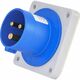 Stecher monofazic ETI, IP44, incastrat, 2P+E, 16A , 004482108