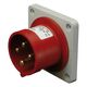Stecher trifazic ETI, IP44, incastrat, 3P+E, 16A , 004482110