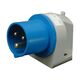 Stecher trifazic ETI, IP44, incastrat, 3P+N+E, 32A , 004482133