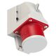 Stecher trifazic PCE, IP44, aplicat, 3P+N+E, 32A , 525-6d