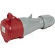 Priza trifazica Legrand, IP44, mobila, 3P+E, 32A , 555220